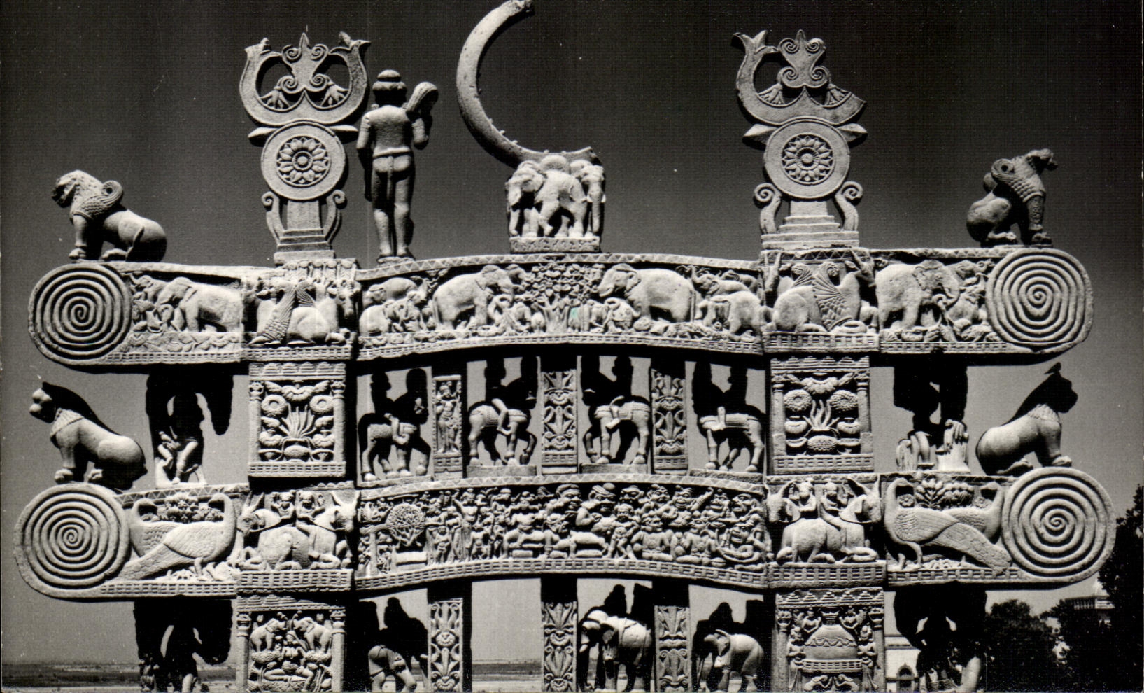 CPA Sanchi India Stupa North gate