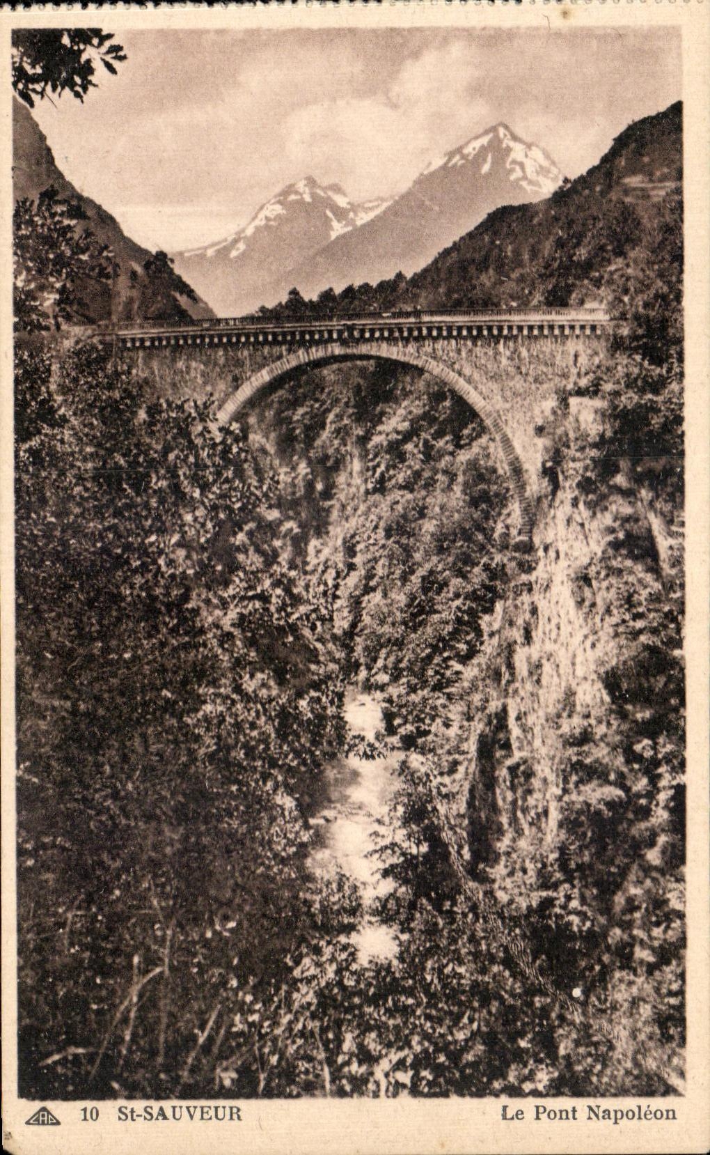 CPA St Saver the Napoleon Bridge