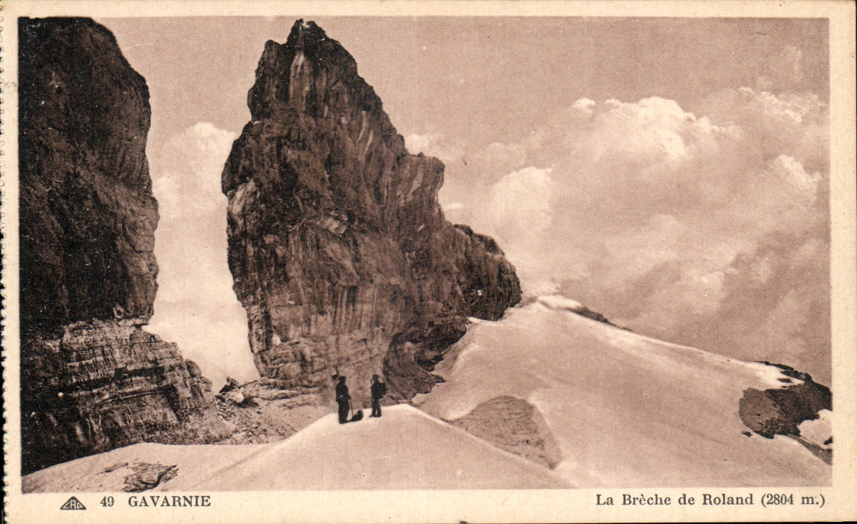 CPA Gavarnie the Breach of Roland
