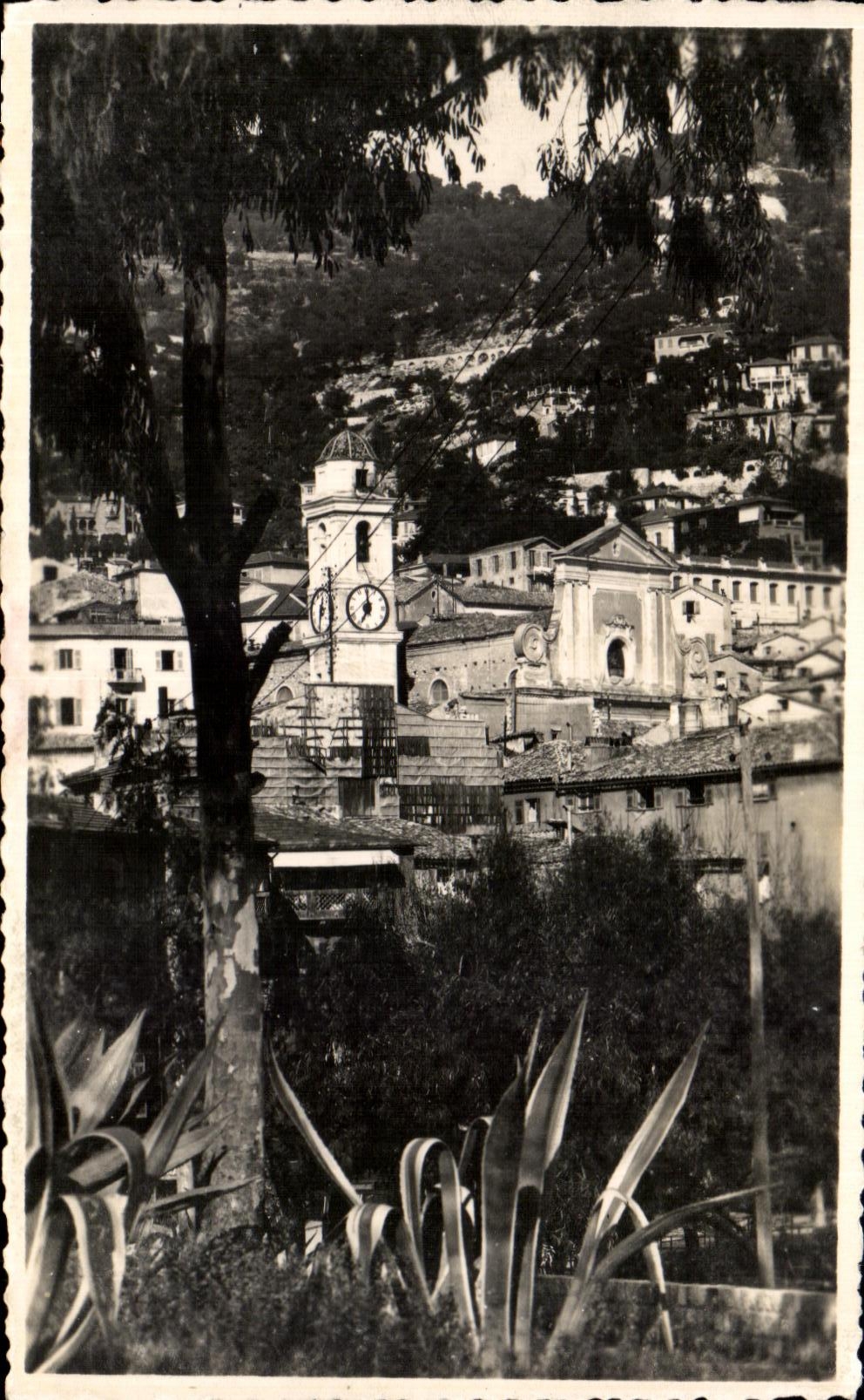 CPA Villefranche On Sea the Church