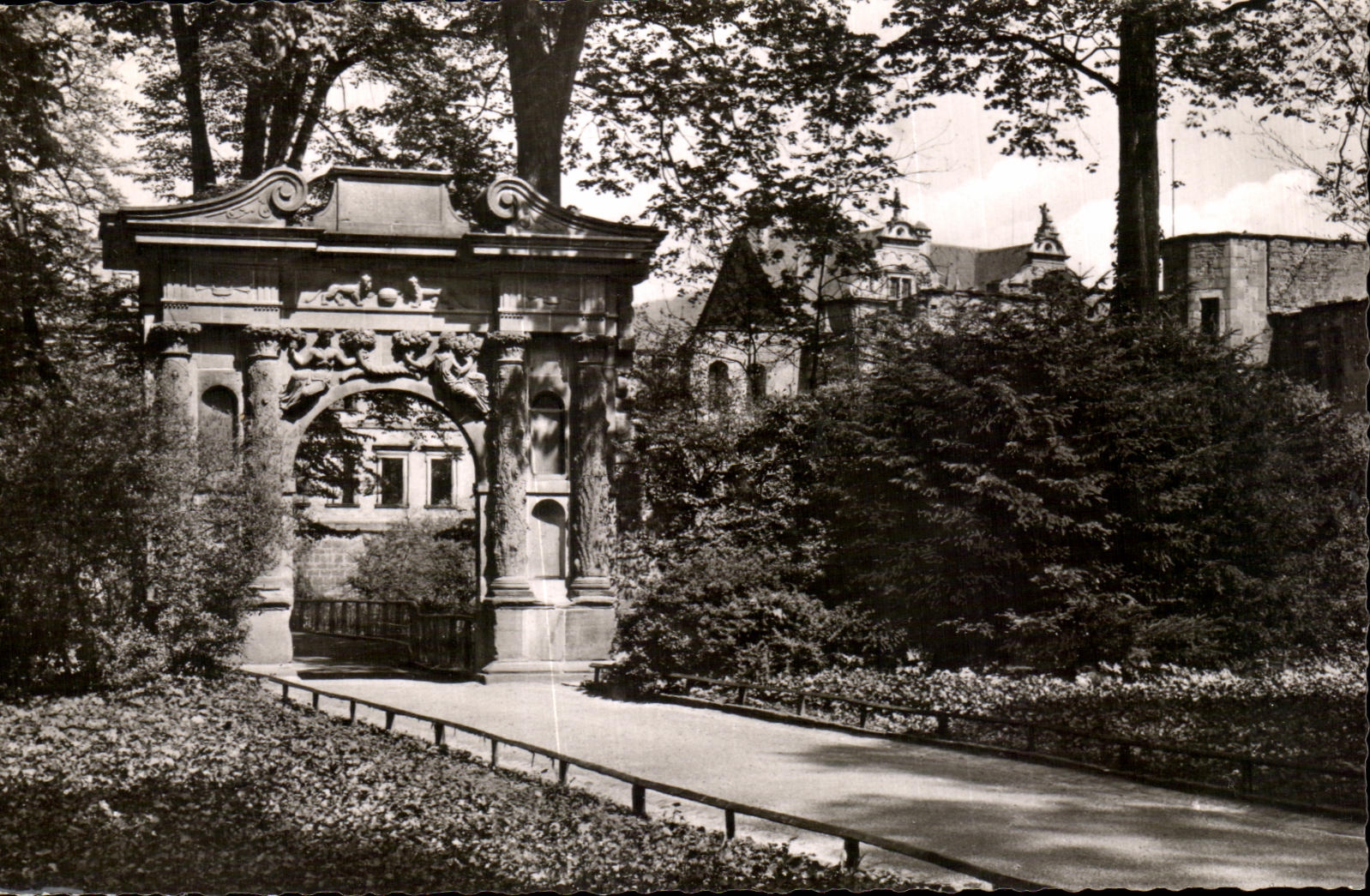 CPA Heidelberger Schloss Elisabethentor