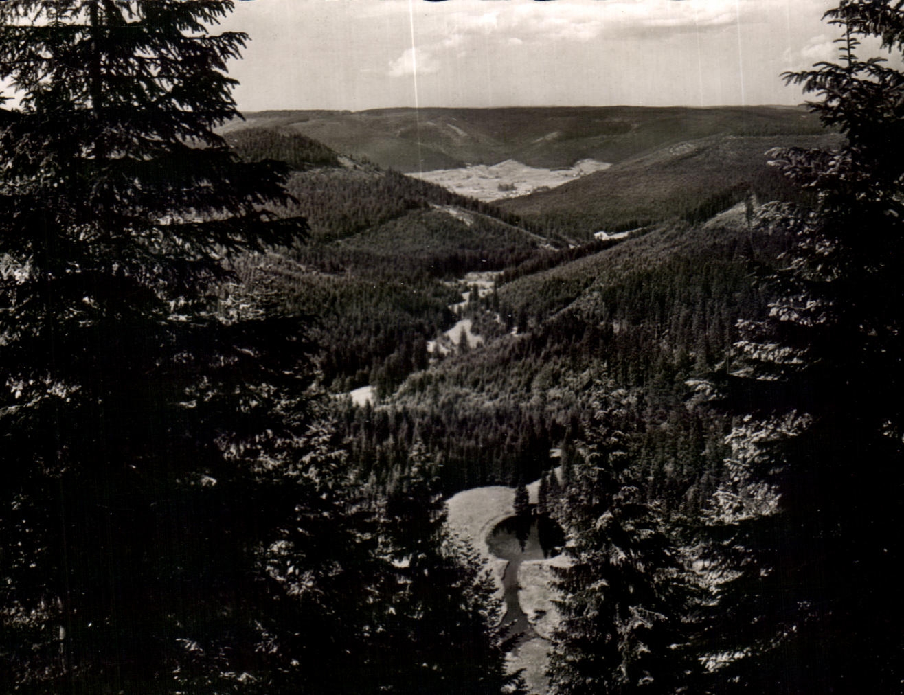 CPA Eilbachseeblick beim hohenluftkurort and Wintersportplatz