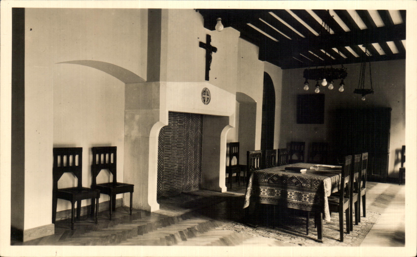CPA Abbey of Saint Andre Grand Visiting room
