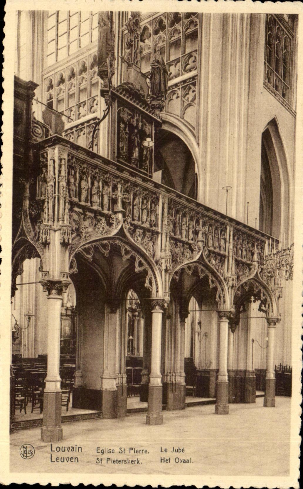 CPA Leuwen Church Saint Plerre Jube