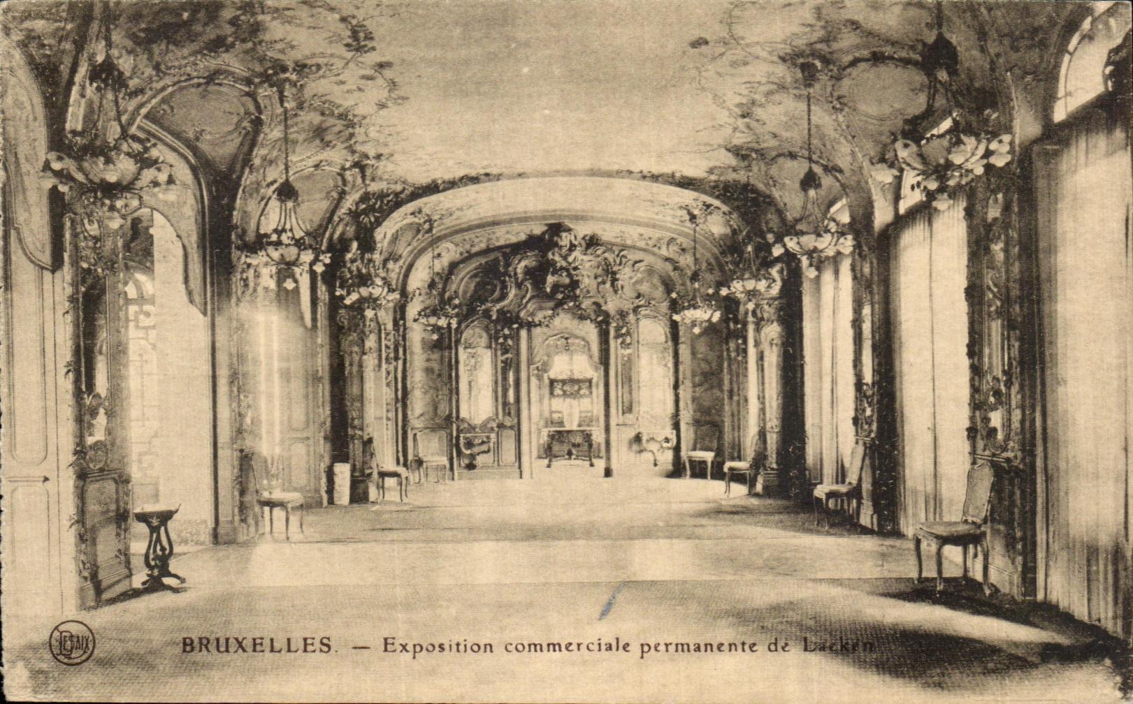 CPA Permanent Brussels Fair commercial De Laeken Chinese House