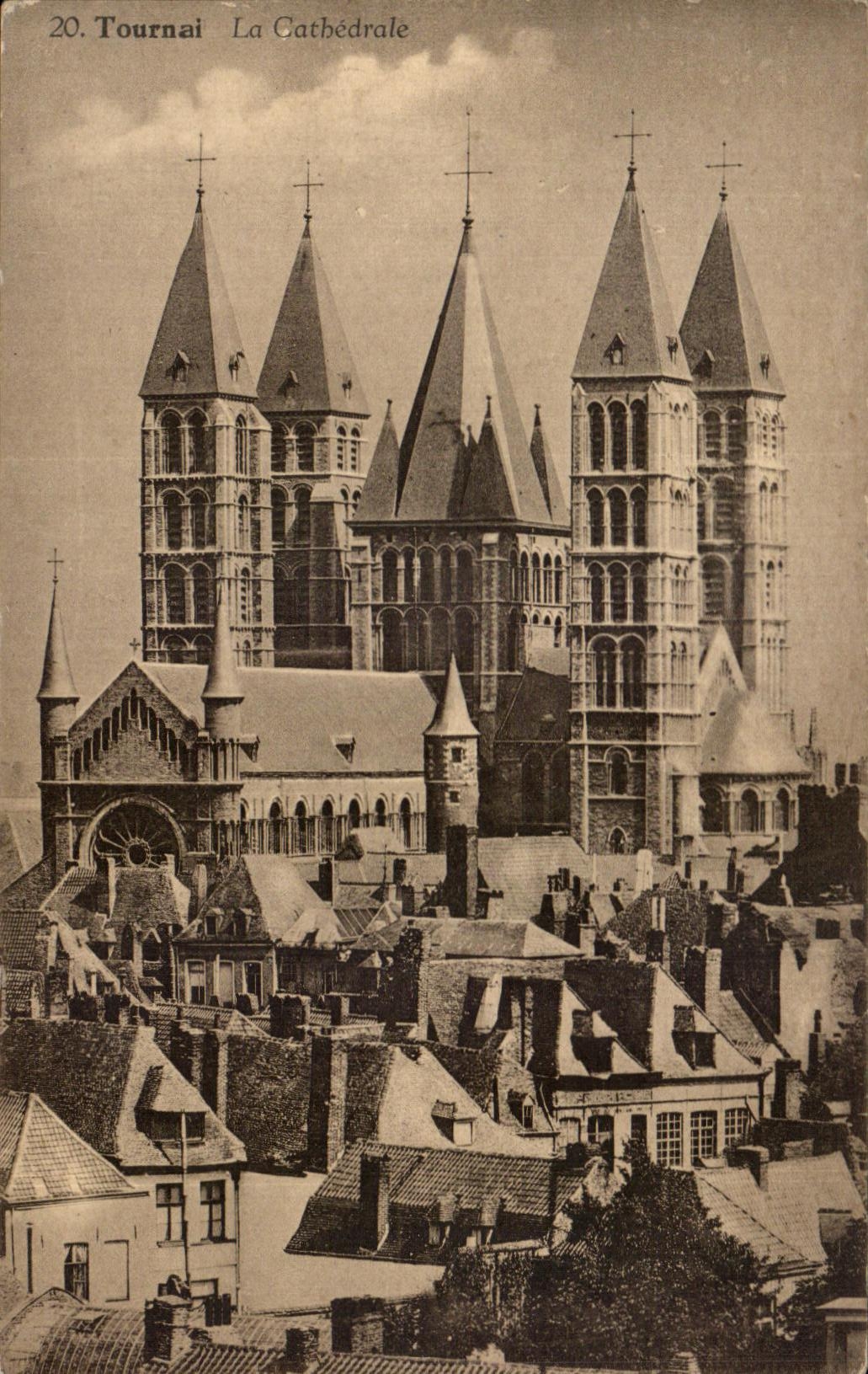 CPA Tournai La Catbedrale