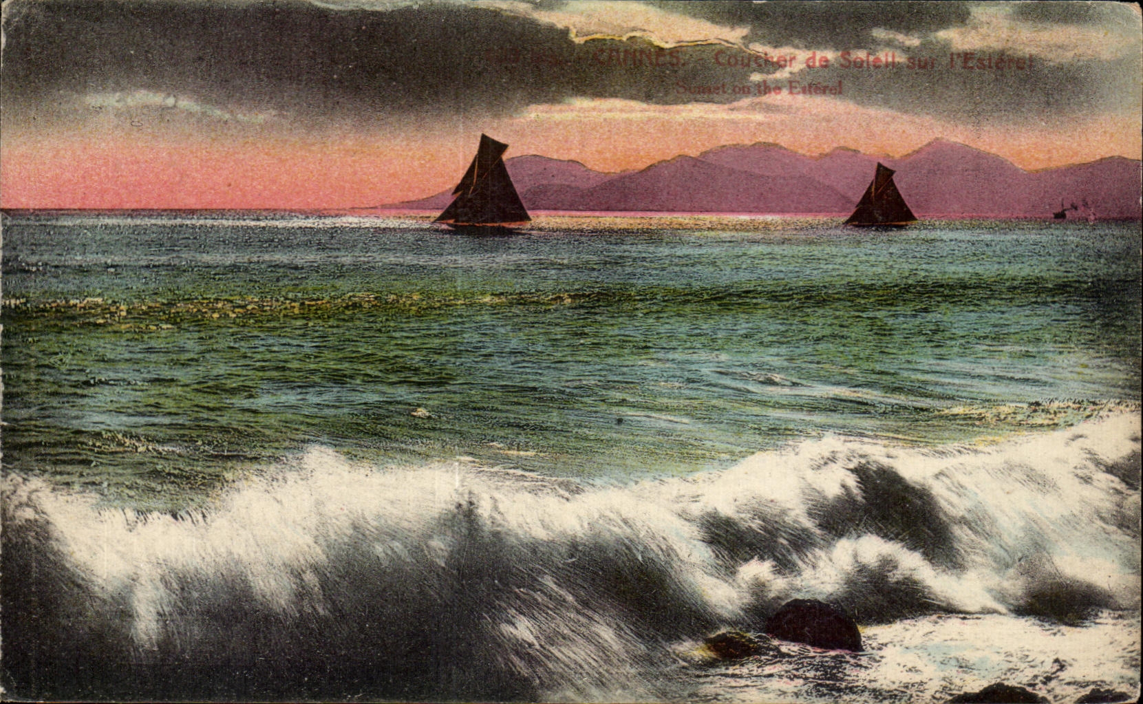 CPA Cannes Sunset on Esterel