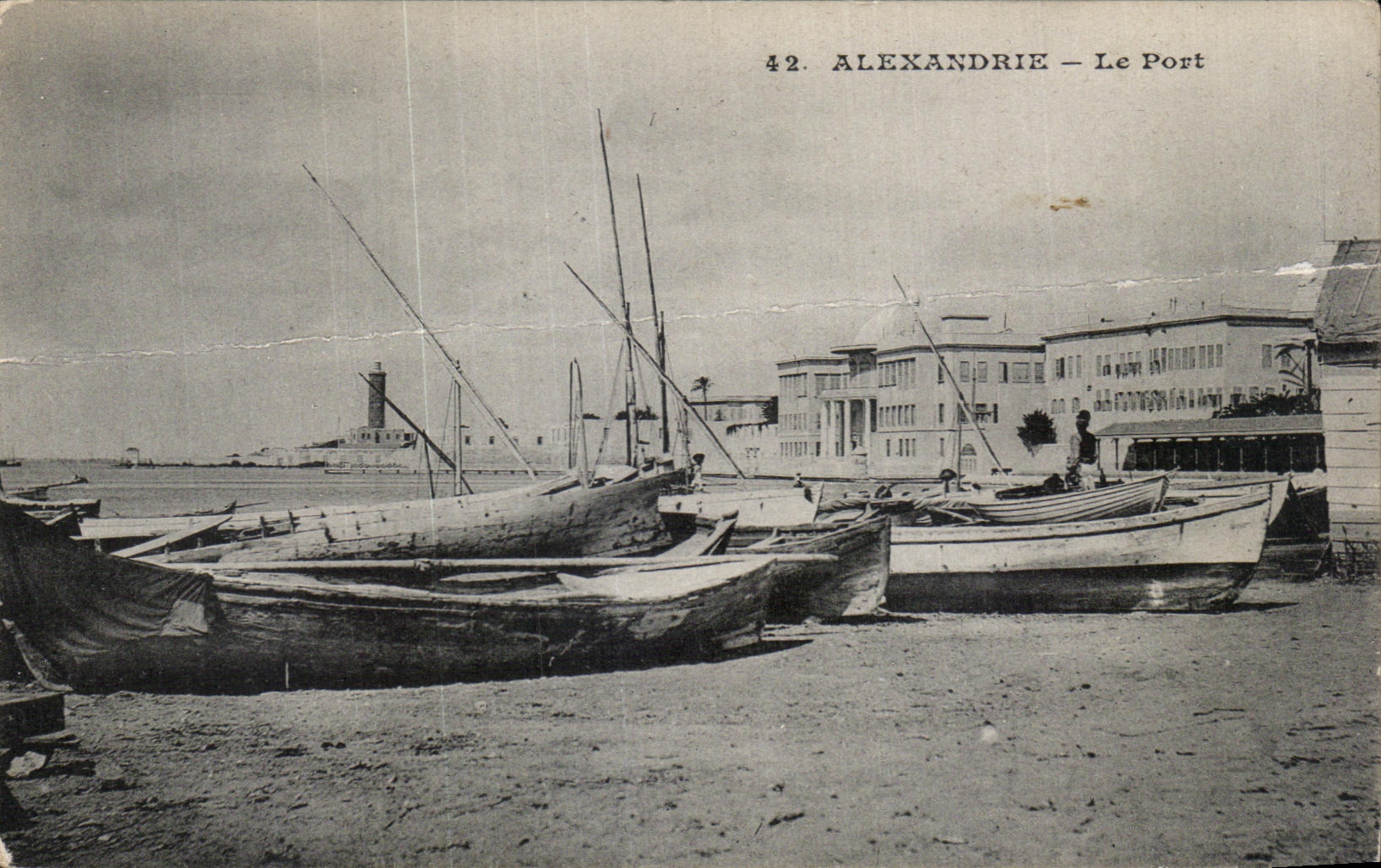 CPA Alexandria the Port Egypt Egypt