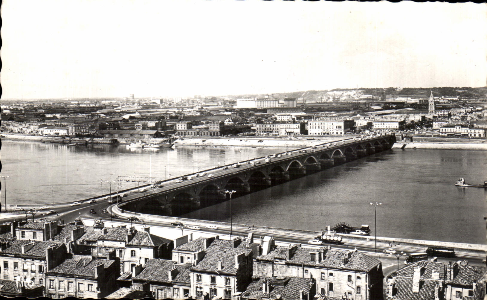 CPA Bordeaux the Bridge on the Garonne