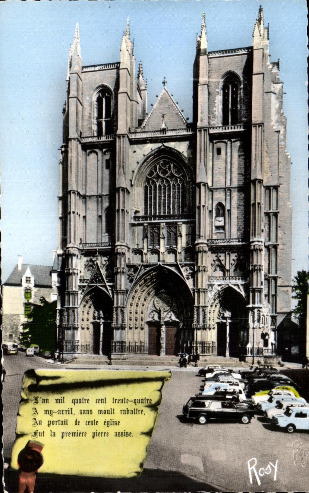 CPA Nantes Frontage of the Cathedral