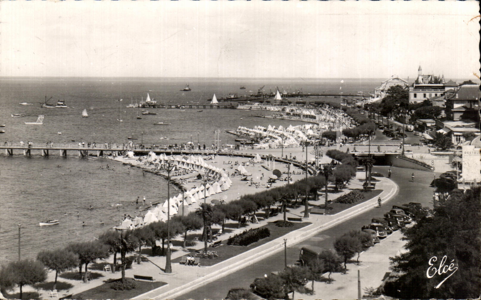 CPA Arcachon sus playas esplendidas y sus embarcaderos