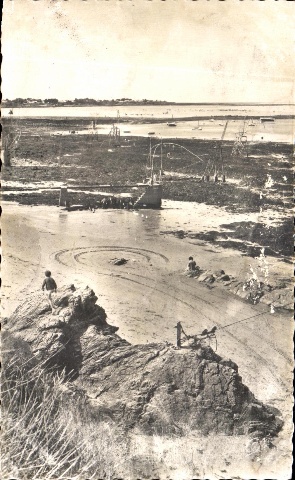 CPA Dimensions Jade Tharon Plage the Rocks and Points of the cormier