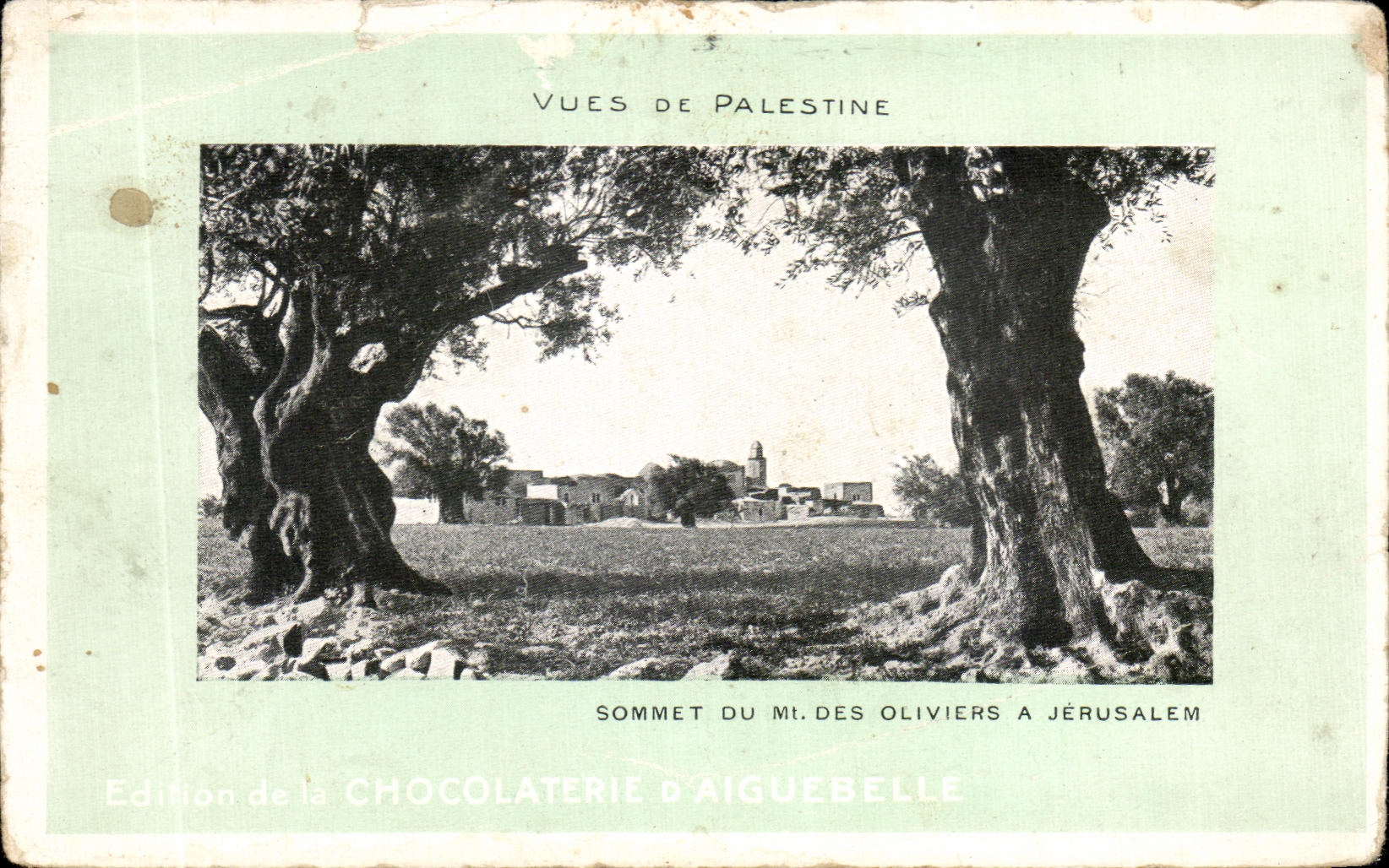 CPA Vues Of Palestine Sommet of Olive-trees has Jerusalem