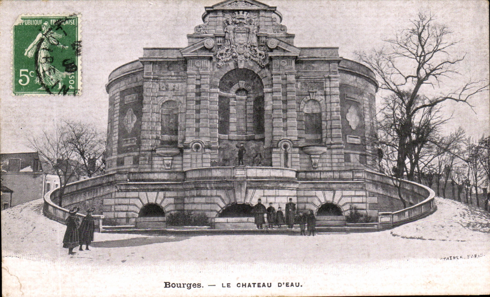 CPA Bourges la torre de agua
