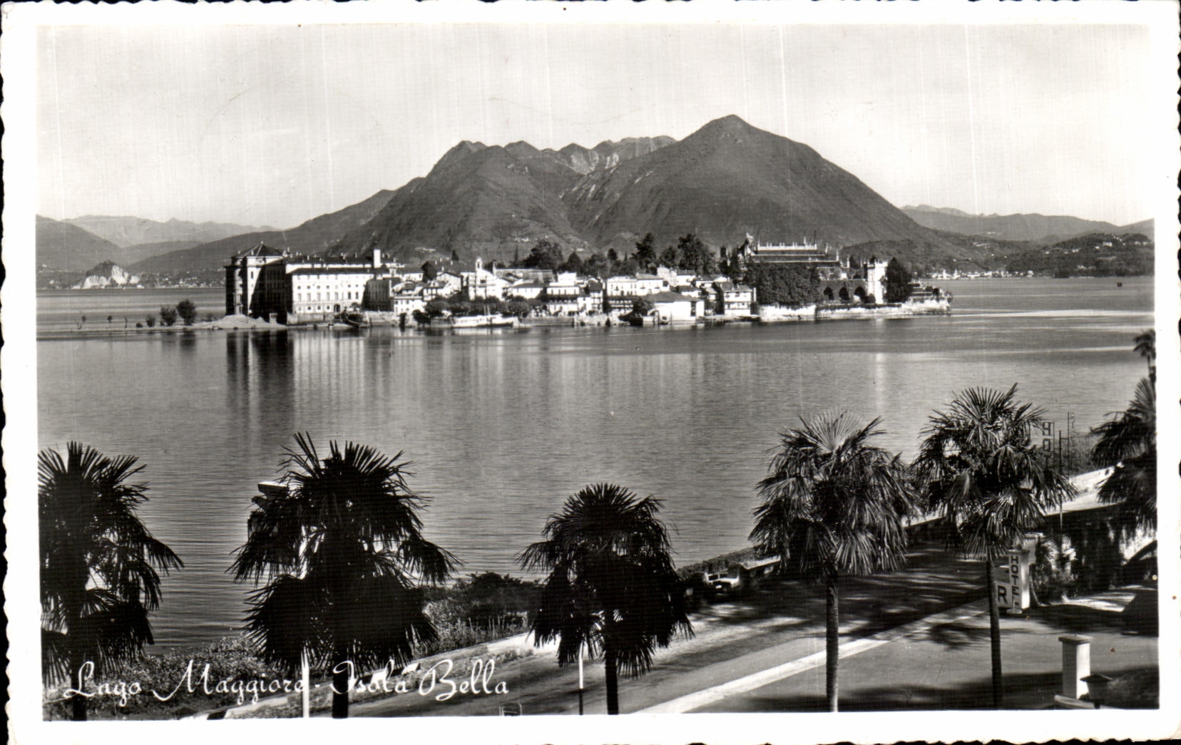 CPA Le Lac Maggiore isola Belle The Maggiore lake isola Bella