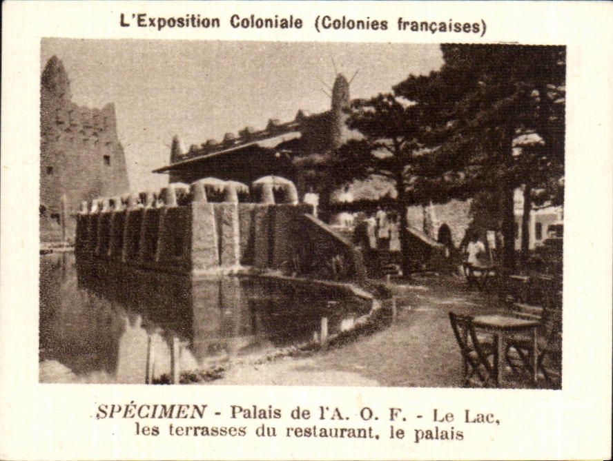 Image the Cow which laughs Fair Colonial the Specimen Palate of the terraces of the restaurant the palate