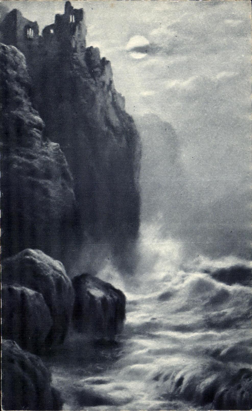 CPA Fantaisie Paysage 