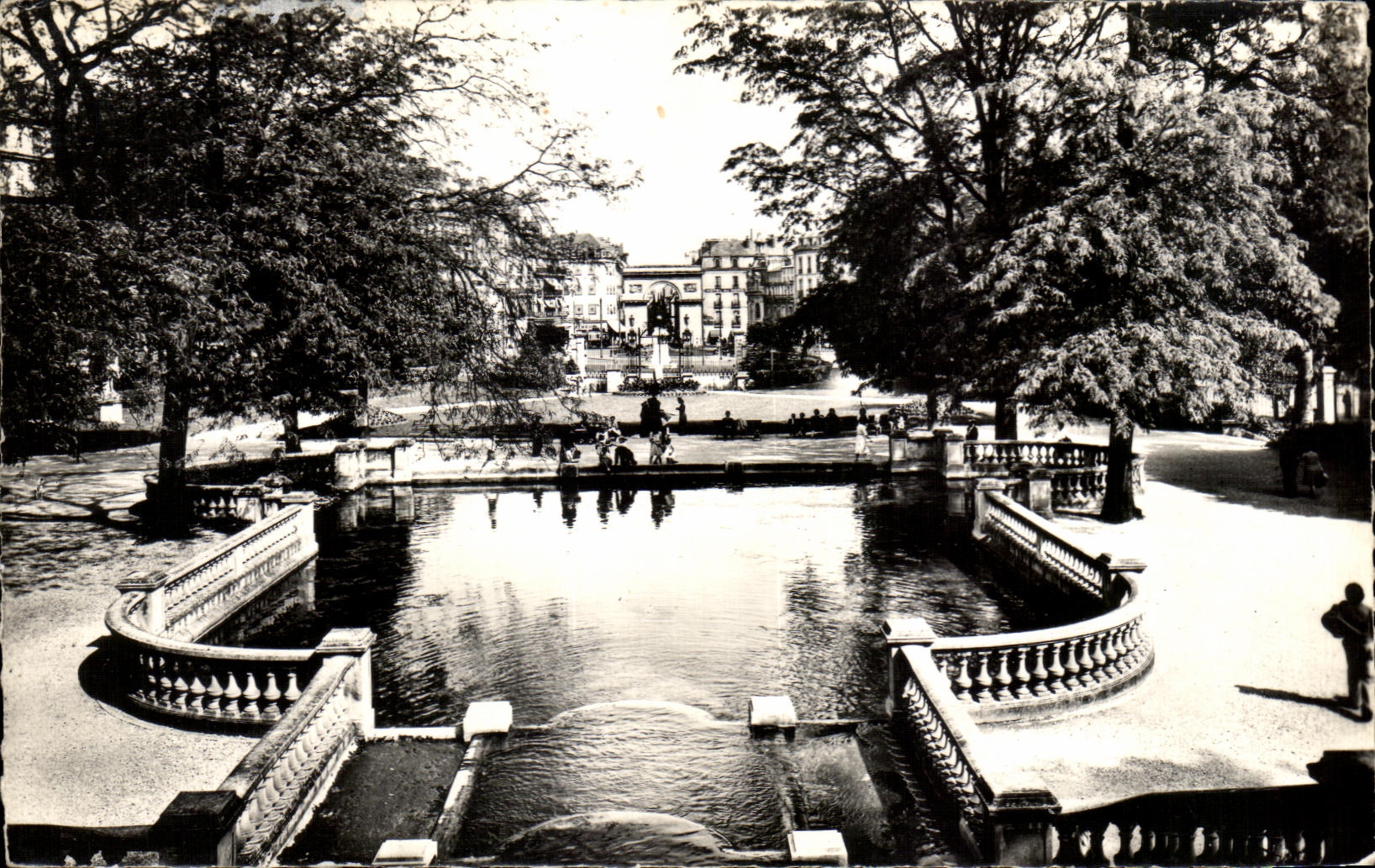 CPA Dijon the garden Darcy