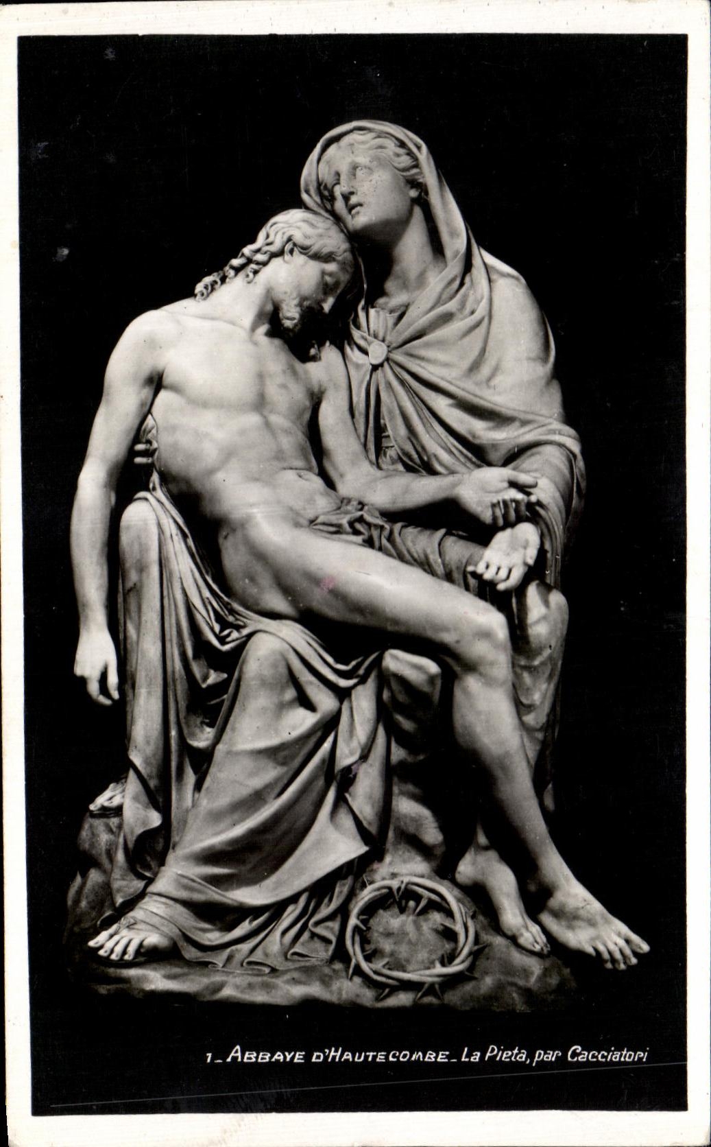 CPA Abbey D' Hautecombe Pieta by Cacciatori