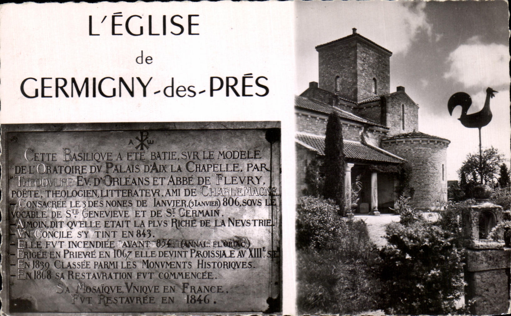 CPA the Church of Germigny of close the southernmost frontage and the lantern of deaths