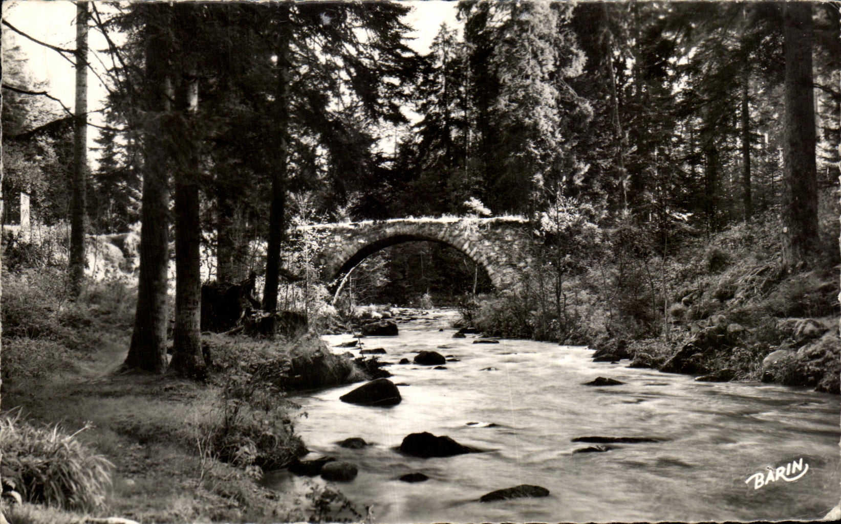 CPA Gerardmer Health resort the Bridge of the Fairies on Vologne