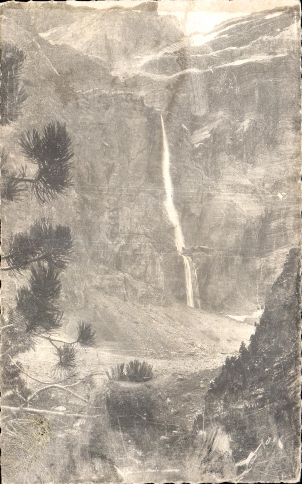 CPA Gavarnie the Circus Large Cascade