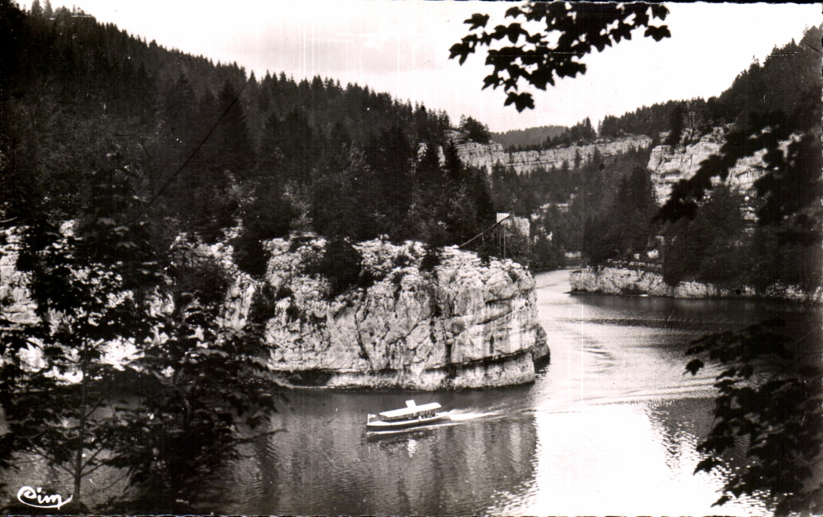 CPA Jump of Doubs Basin Louis Philippe and Rocher of I' echo