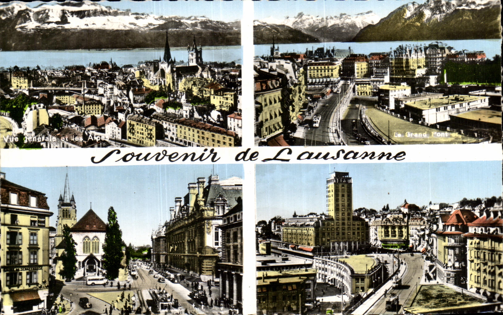 CPA Souvenir of Lausanne