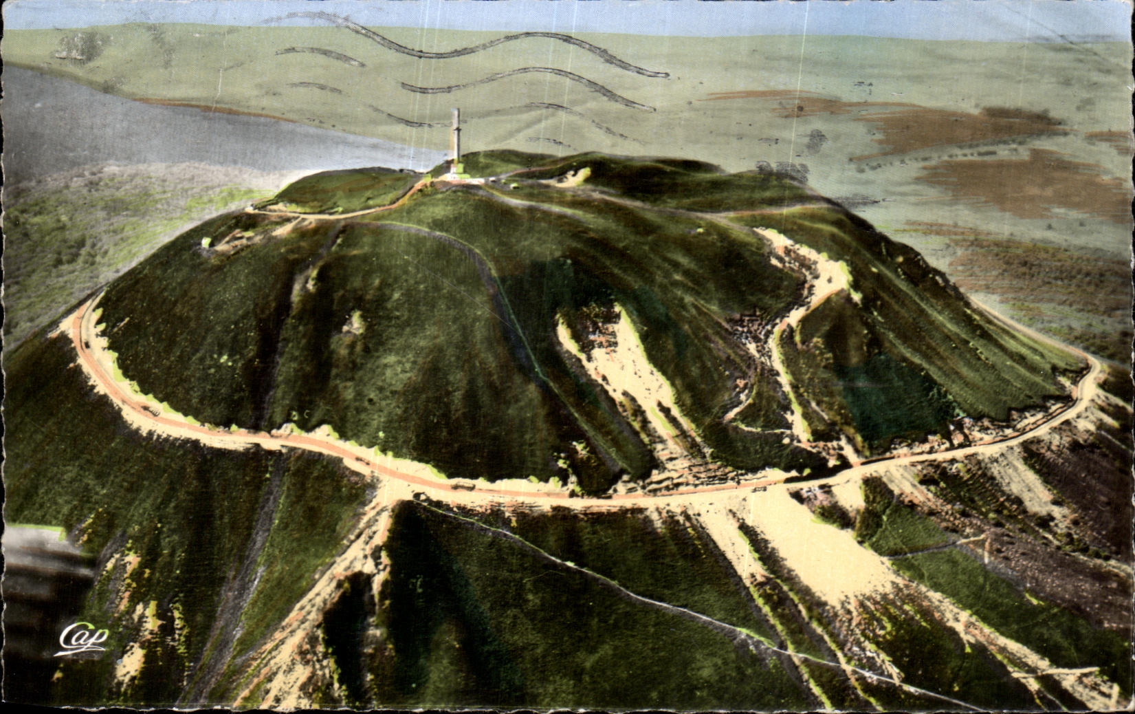 CPA Royat the top the automobile road