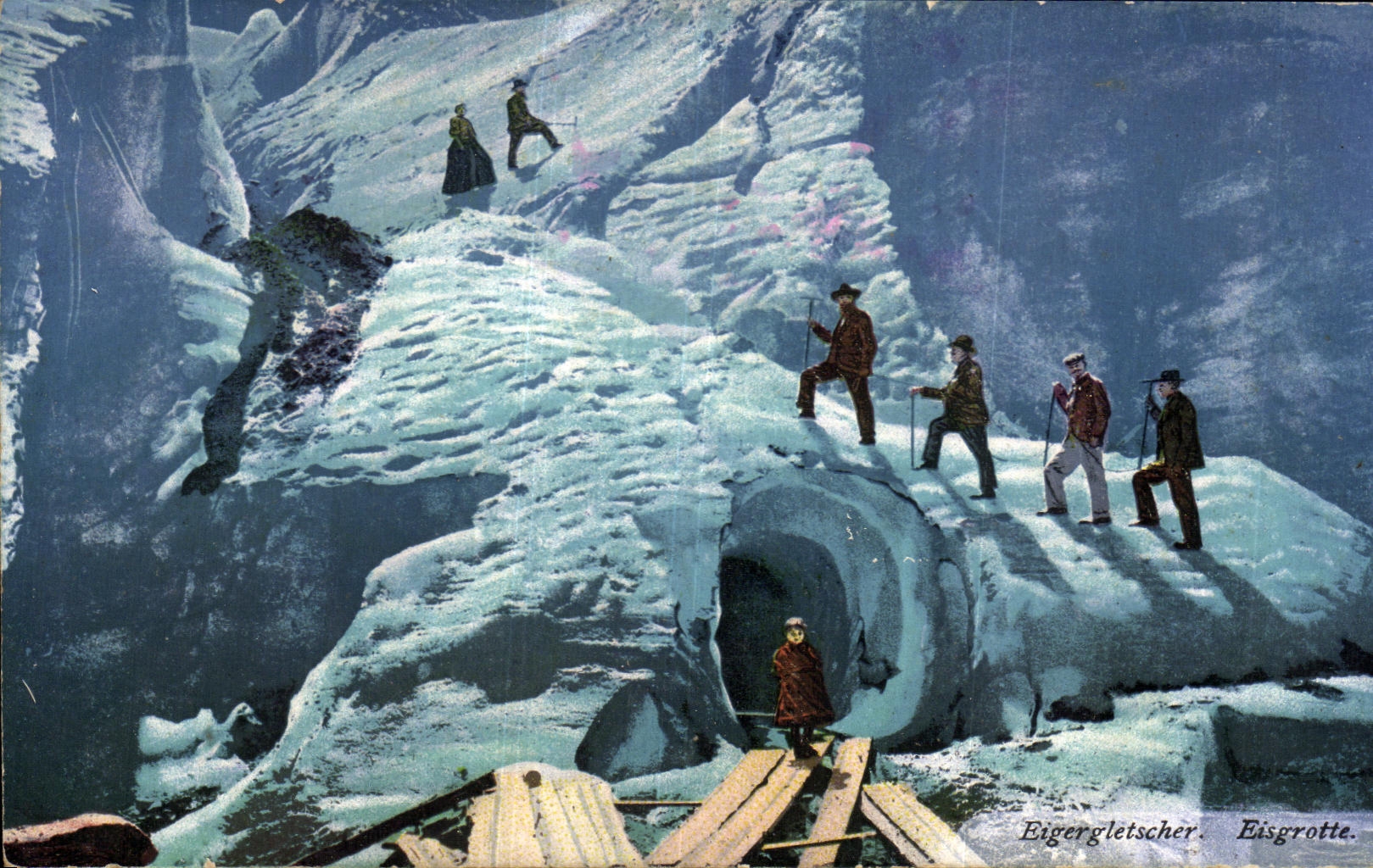 CPA Eigergletscher Eisgrotte Alpinisme