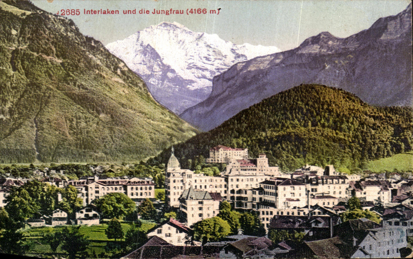 CPA Intertaken und die jungfrau die Jungfrau 