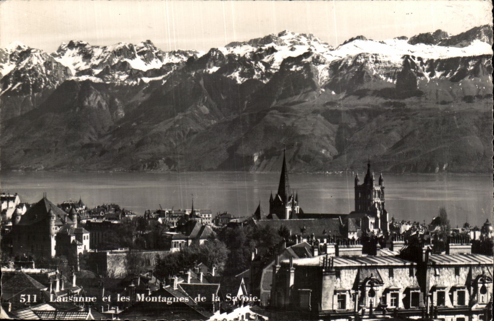 CPA Lausanne et les montagnes de Savoie