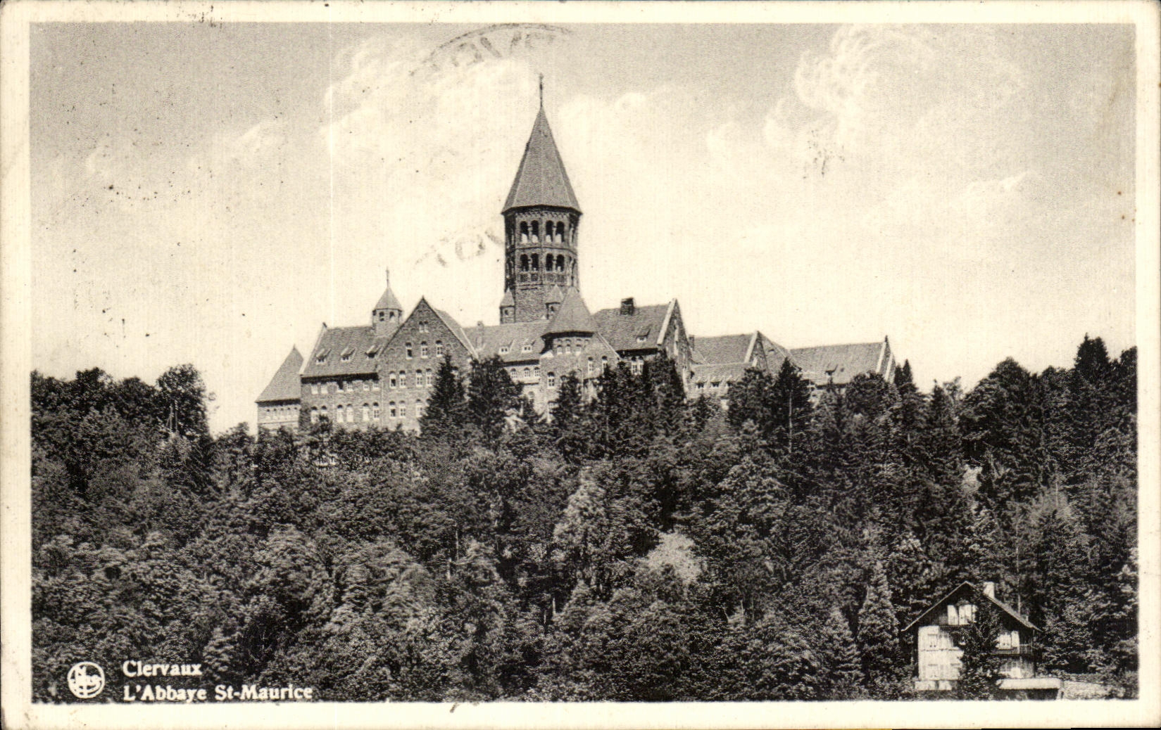CPA Clervaux the Abbey St Maurice Luxembourg