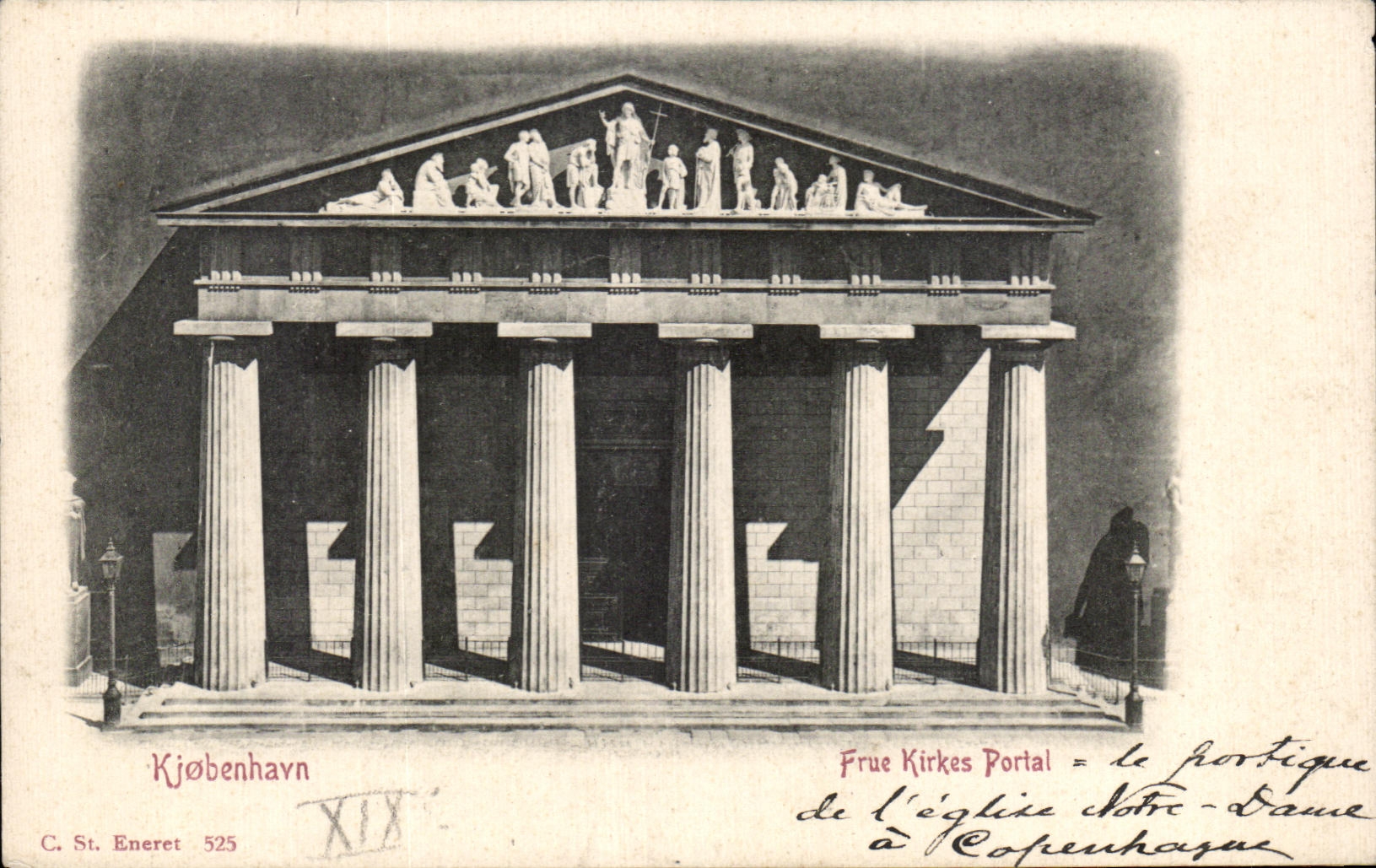 CPA Kjobenhavn Frue Kirkes Portal Hungary Hungary