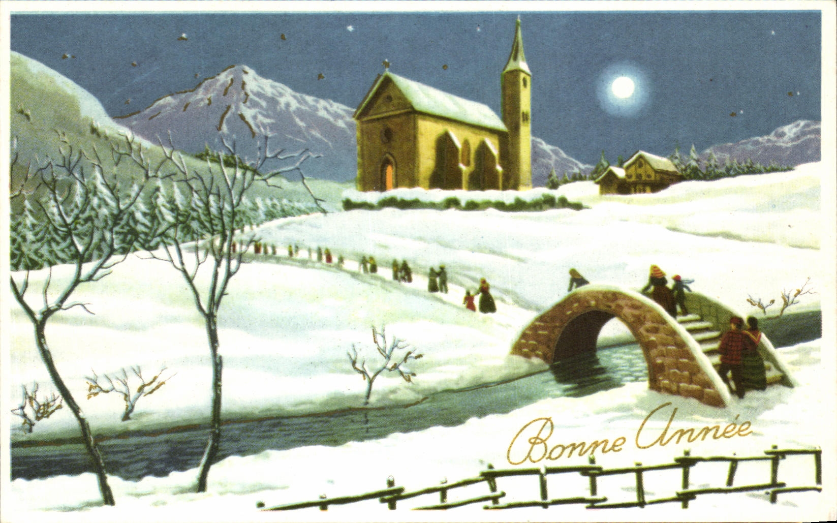CPA Fantaisie Bonne Annee