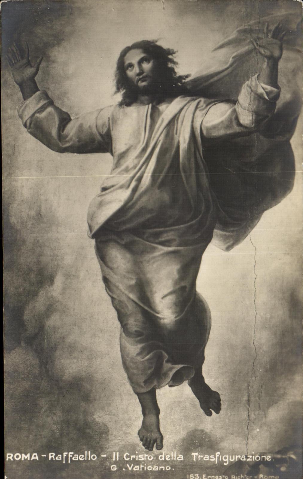 CPA Roma Raffaello Cristo della Trasfigurazione the Vatican Vaticano