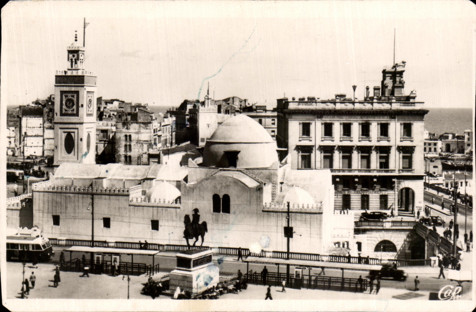 CPA Argel la mezquita grande Djama Djedid