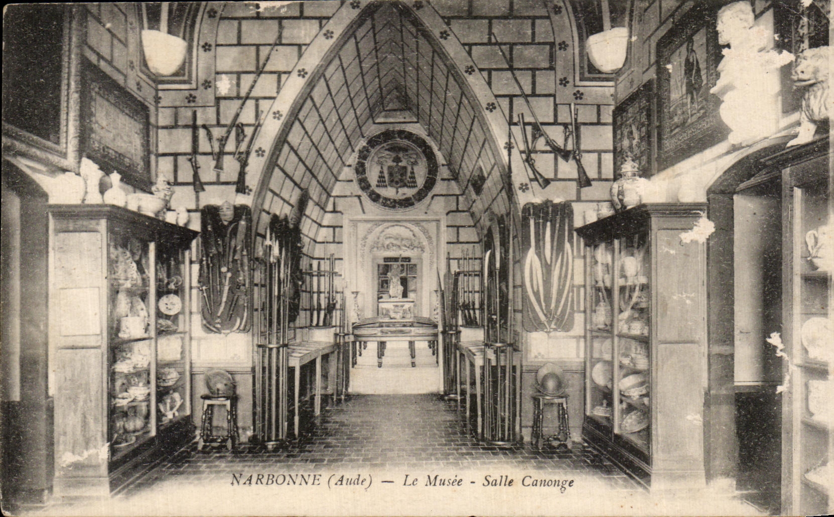 CPA Narbonne Le Musee Salle Canonge