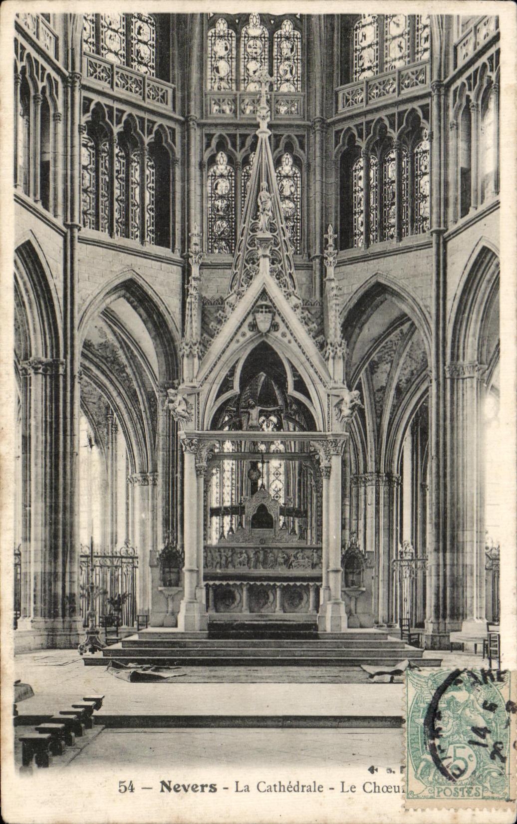 CPA Nevers el estribillo de la catedral