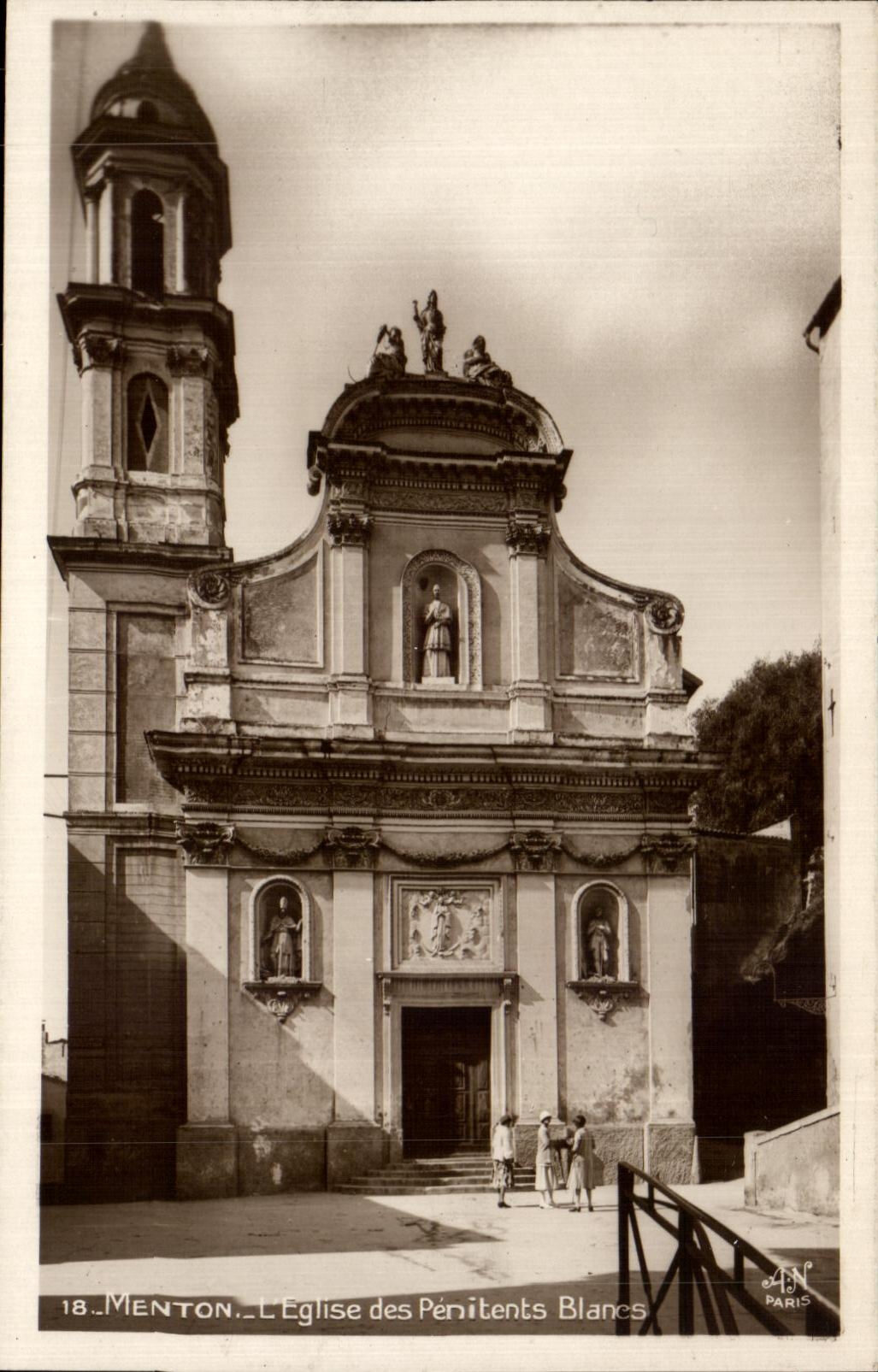 CPA Menton the Church of the Penitent White