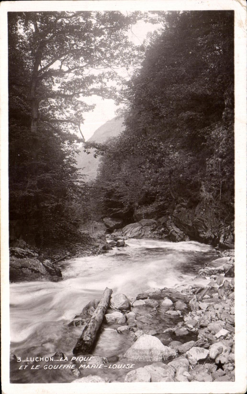 CPA Luchon the Spade And the Pit Marie Louise