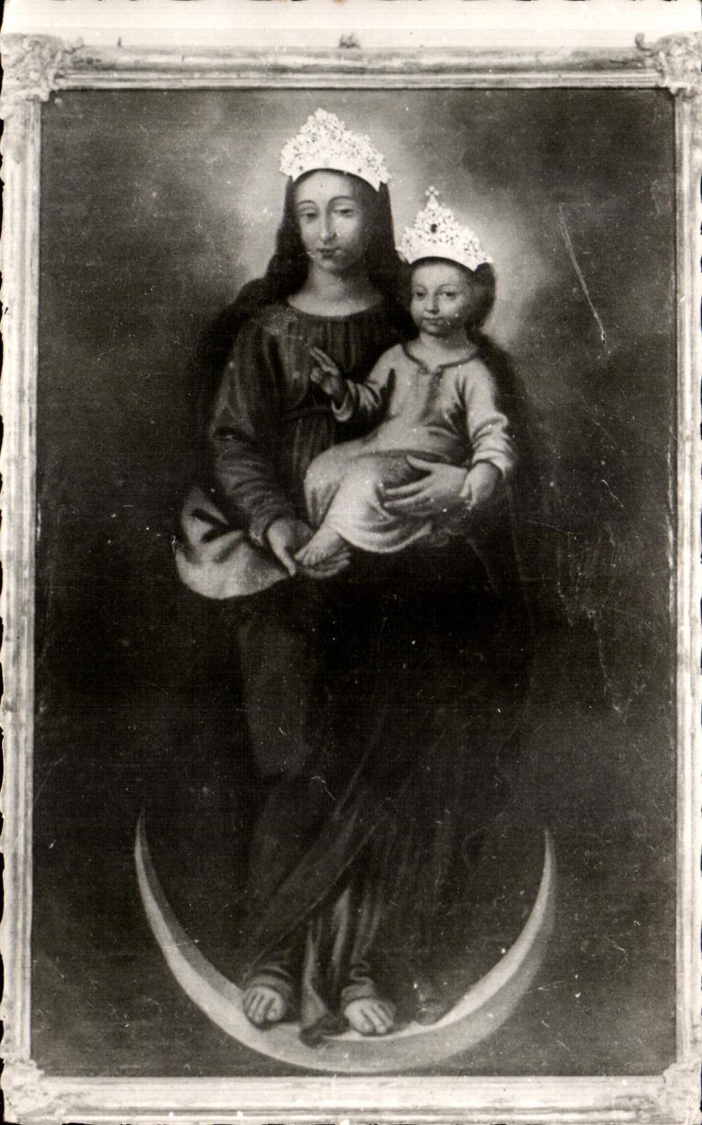 CPA Cotignac Notre Dame de Graces Le Tableau Miraculeux