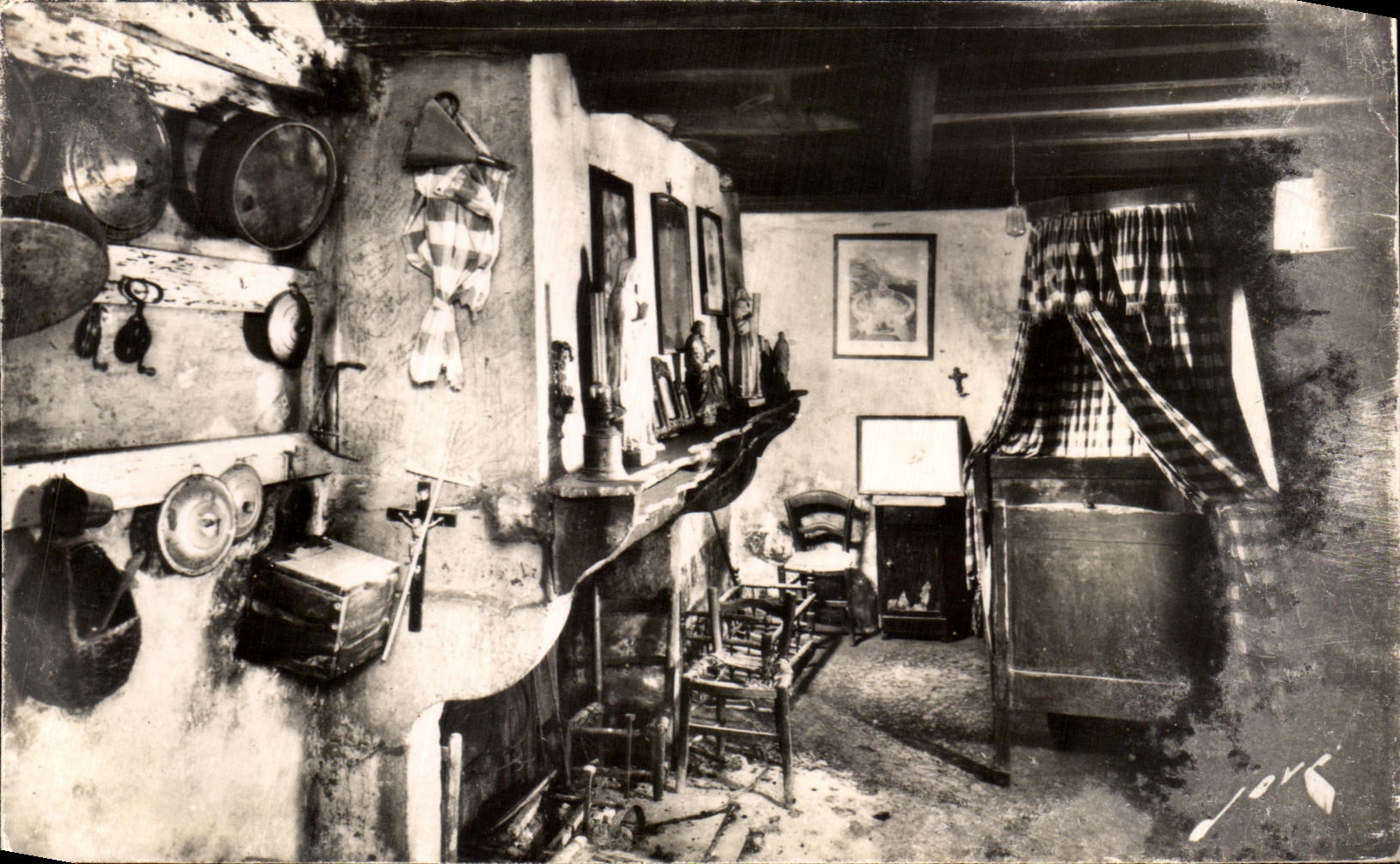 CPA All France Jove Pau Lourdes Malson Palaernelle De Bernadette Soubirous