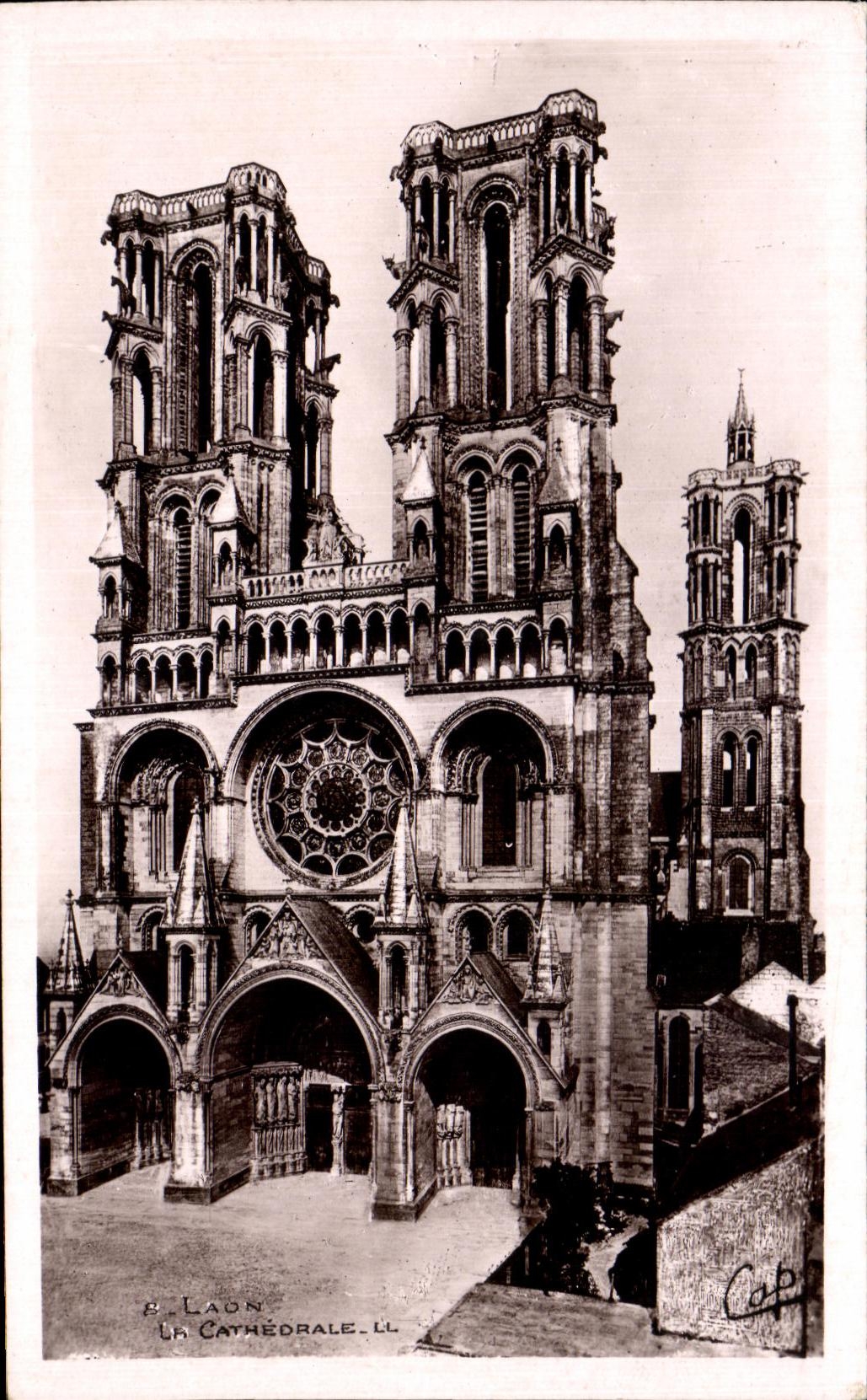 CPA Laon the Cathedral