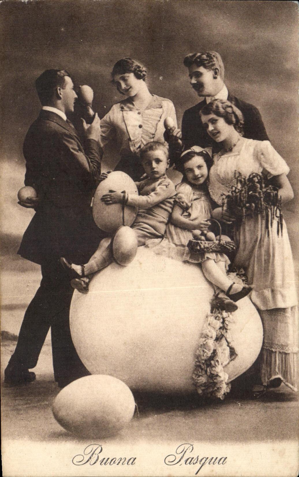 CPA Buana Pasqua Easter Easter Children