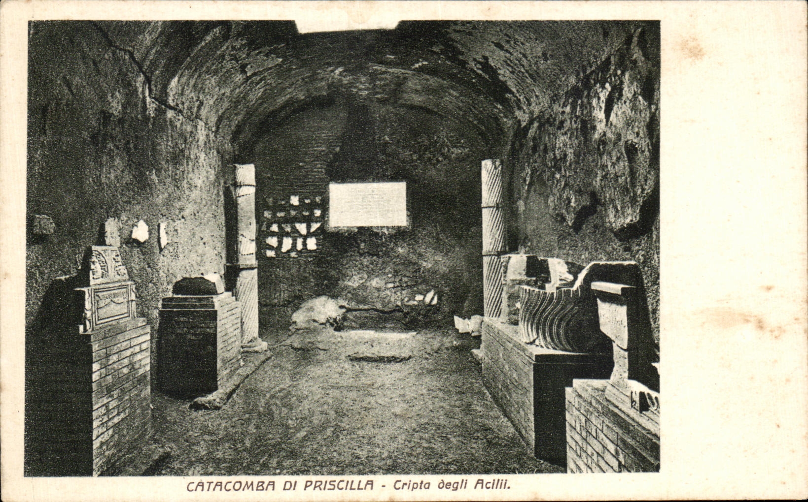 CPA Catacomba Di Priscilla Cripta degli Acilii