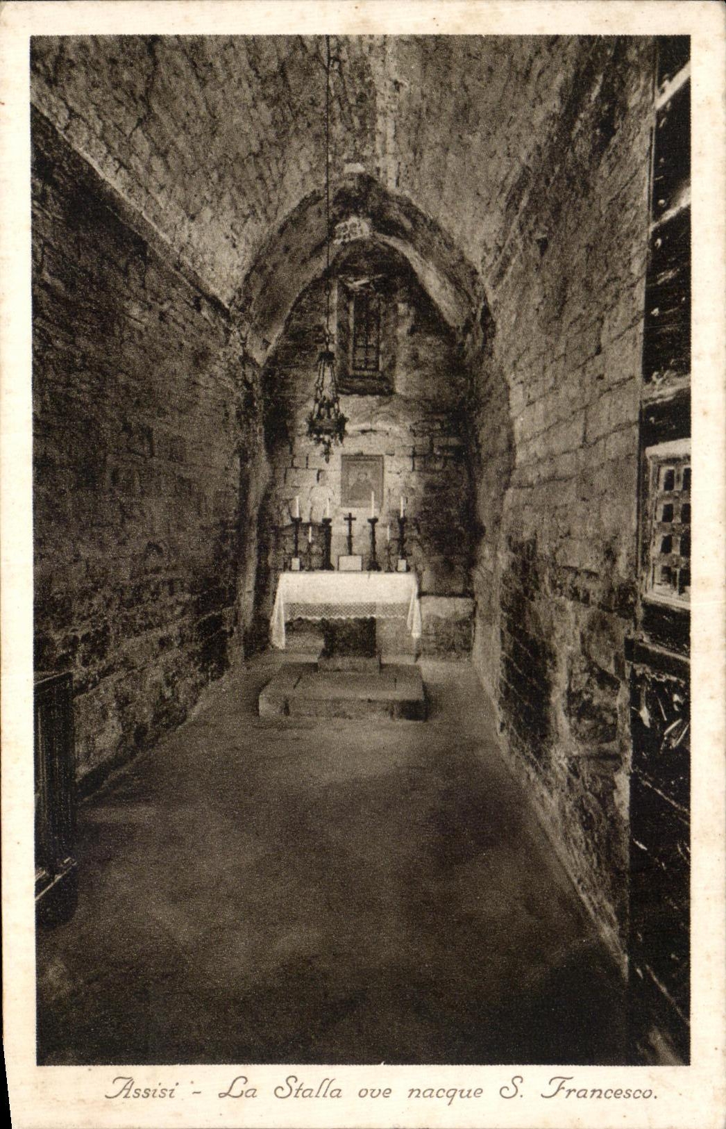 CPA Assisi La Stalle Oue nacque