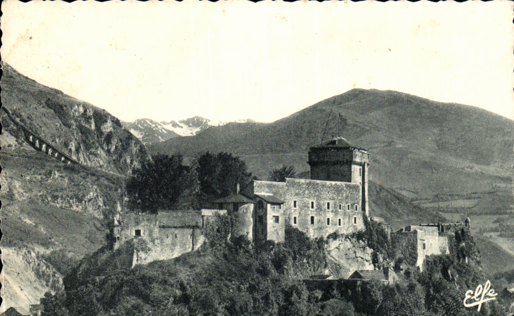 CPA Lourdes Fort and the Valley of Argeles