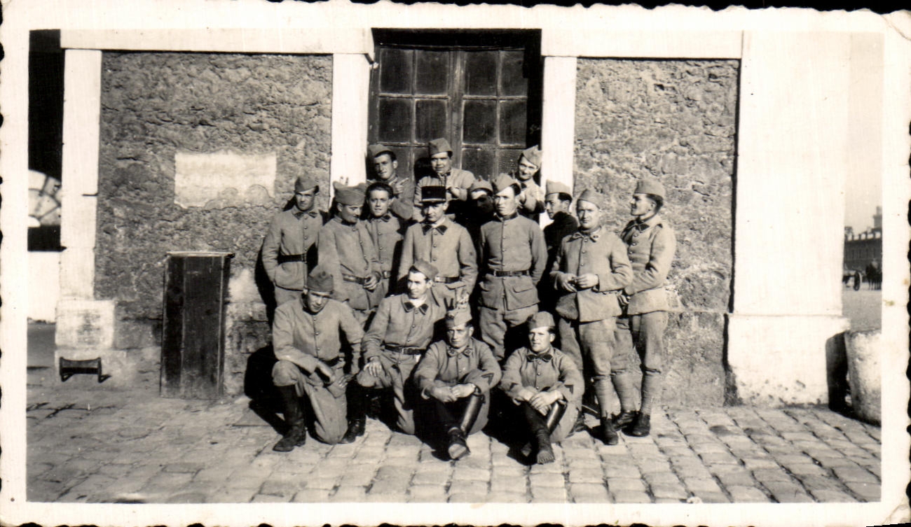 Photograph 1st period of reserve 1936 Vincennes Militaria