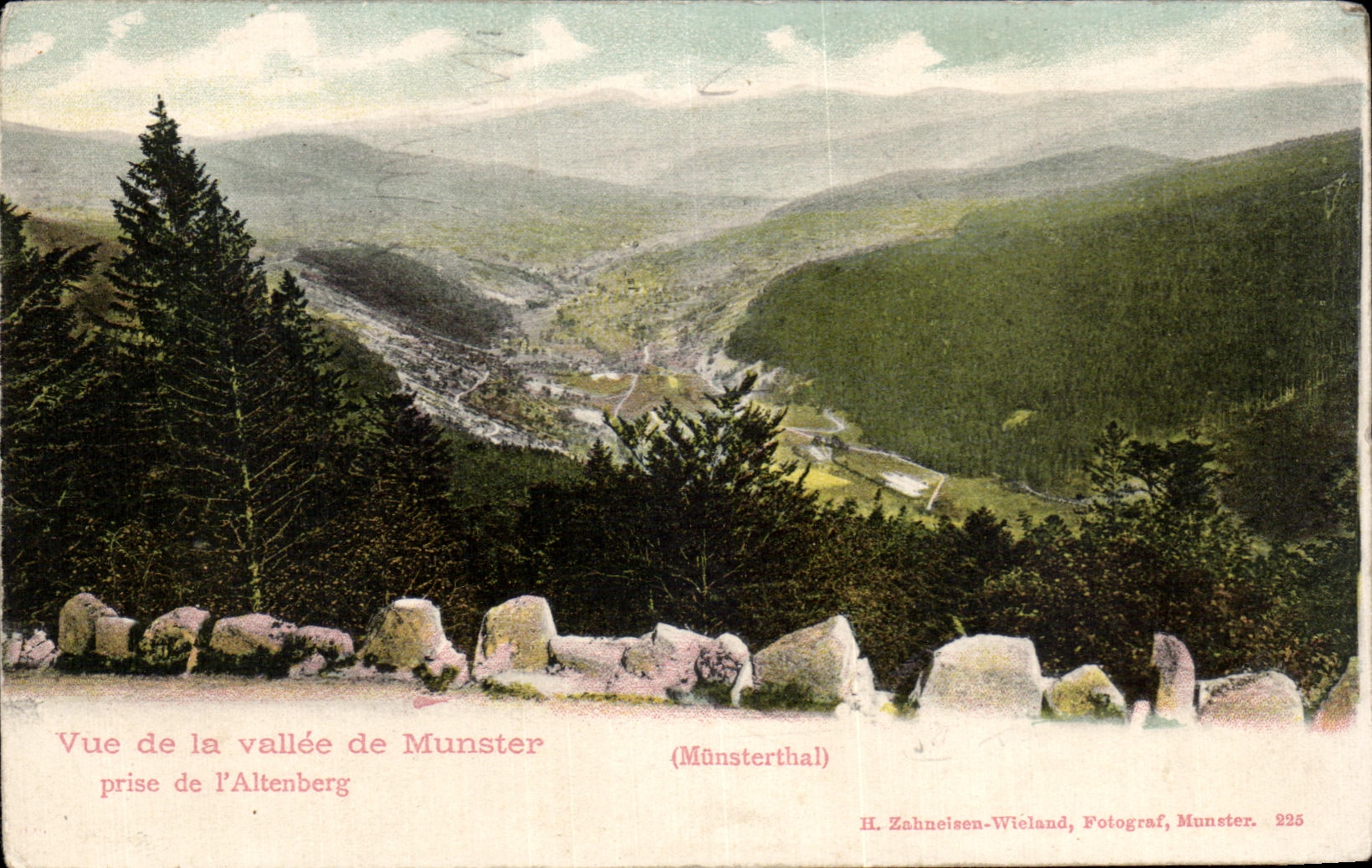 CPA Seen of the Valley of Munster Taken of Altenberg